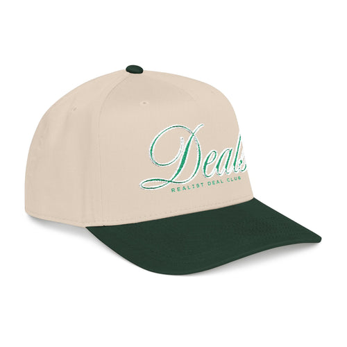 Baseball Cap — 'Deals' Script Logo Retro Two-Tone Hat