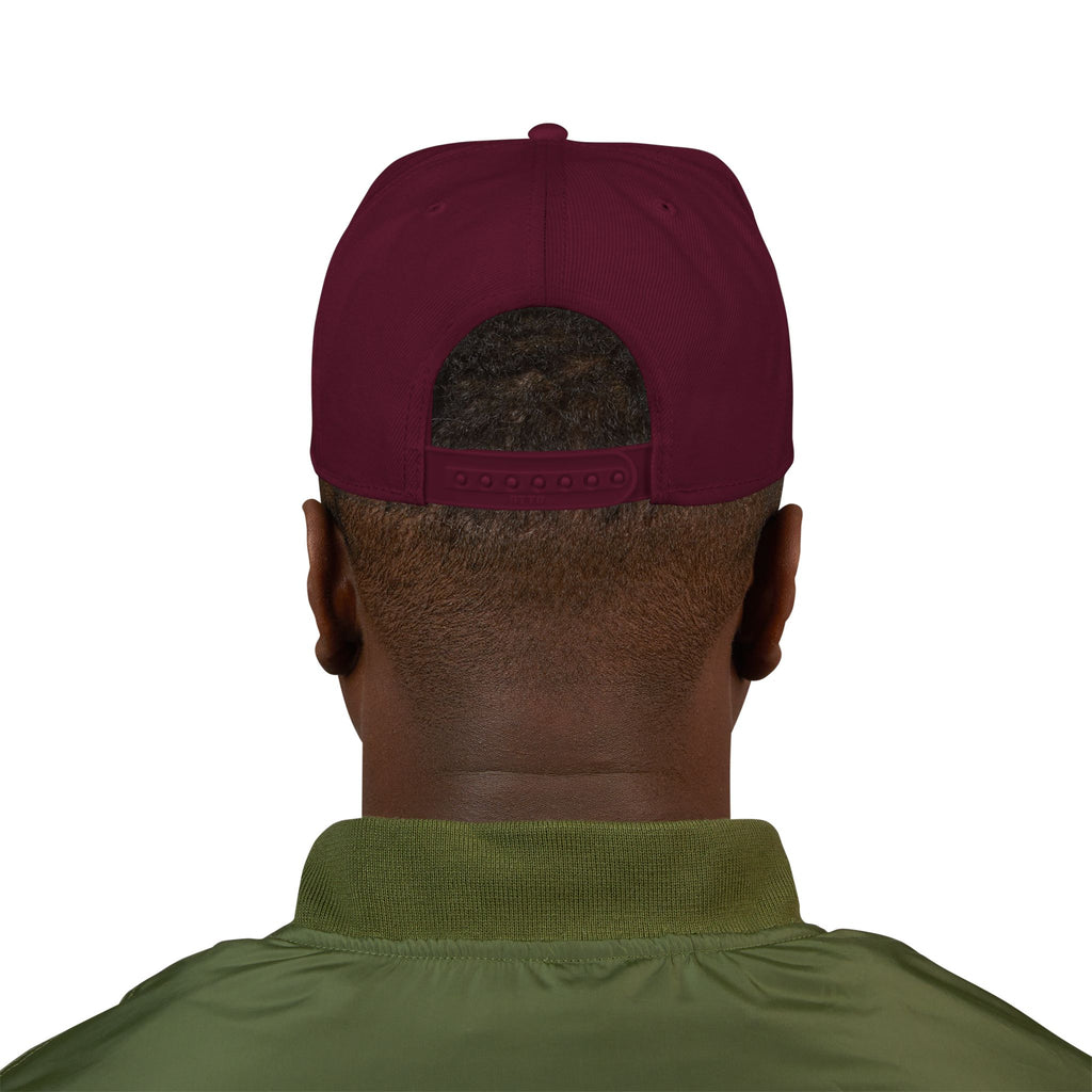 Capital Gains Club — Embroidered Fitness Snapback Hat — Vintage ‘Fitness’ Logo Cap