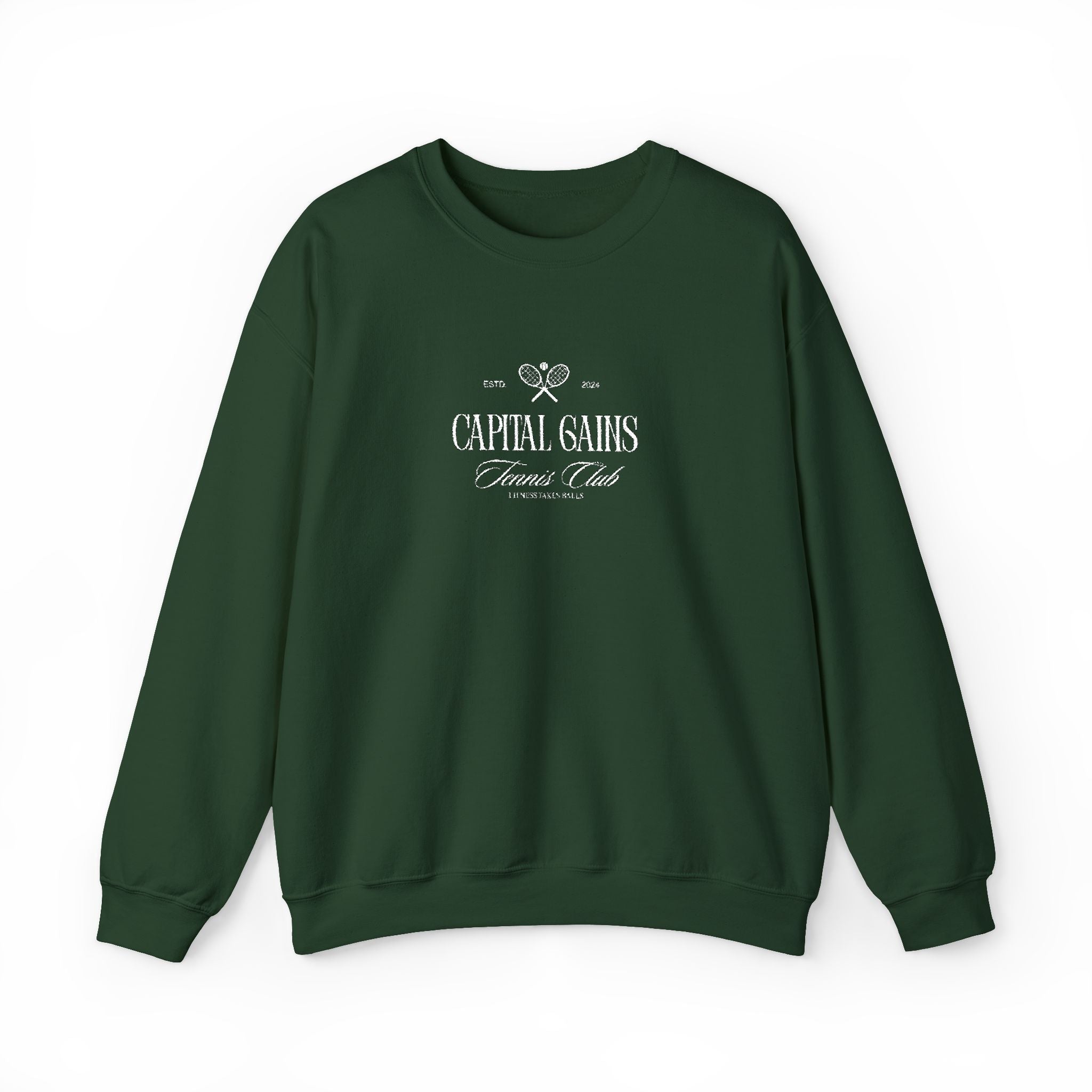 Capital Gains Club Apparel Crewneck Sweatshirt – Vintage Shooter Graphic