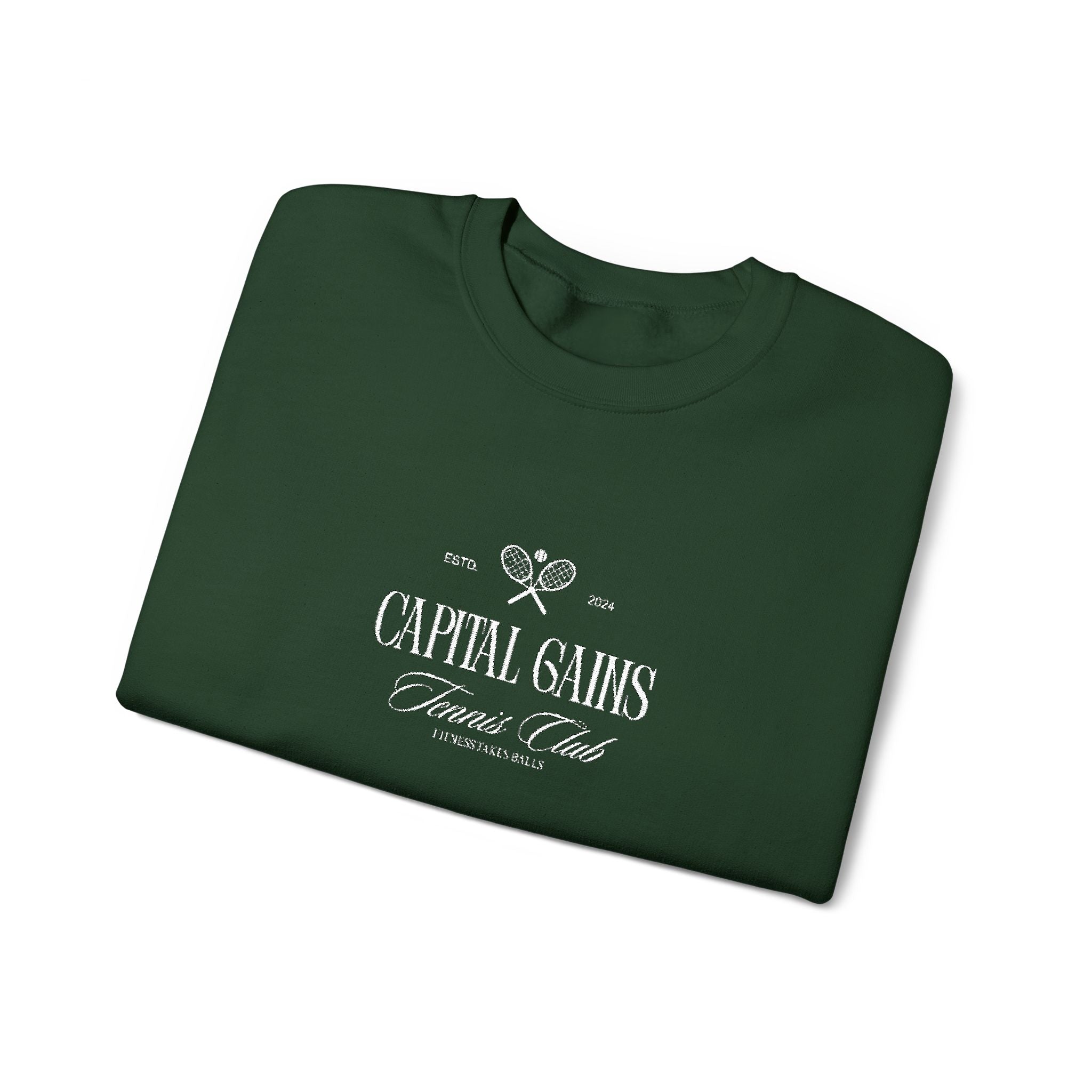 Capital Gains Club Apparel Crewneck Sweatshirt – Vintage Shooter Graphic