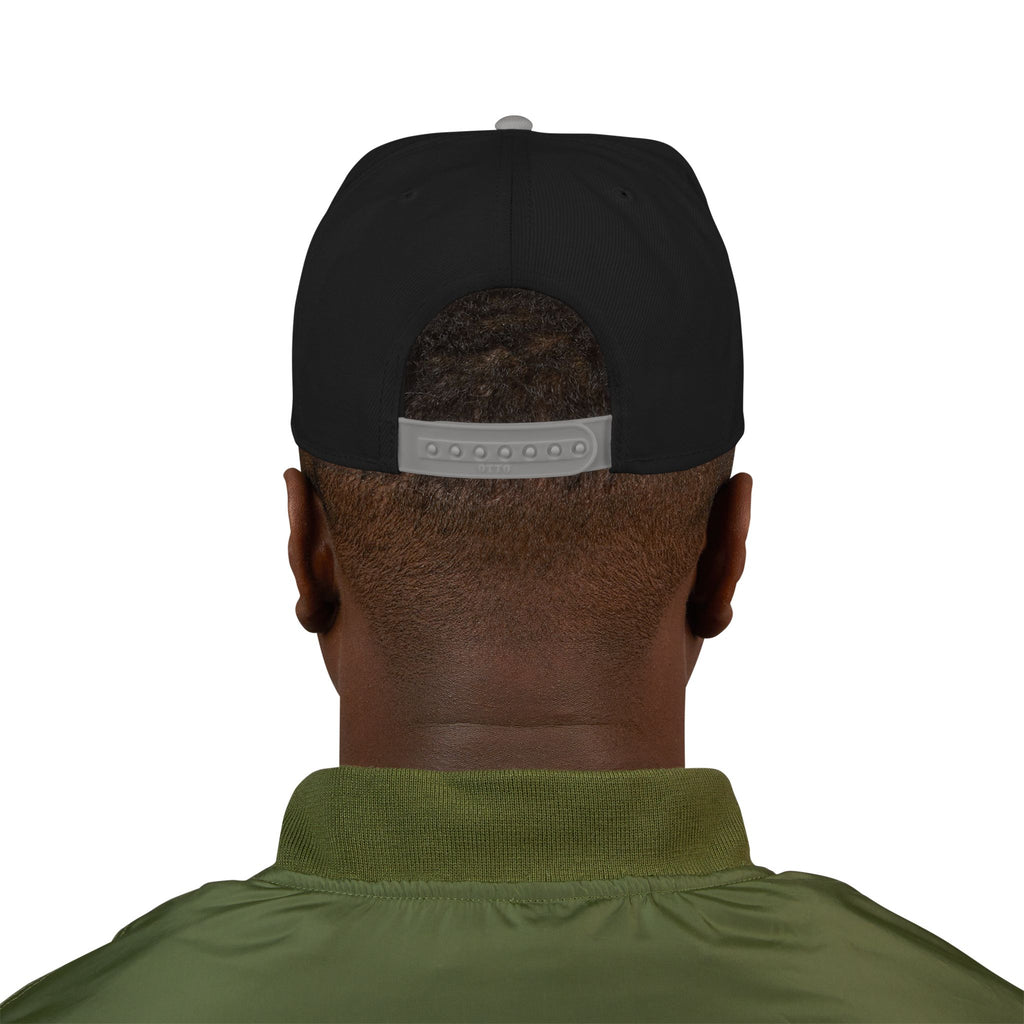 Capital Gains Club — Embroidered Fitness Snapback Hat — Vintage ‘Fitness’ Logo Cap
