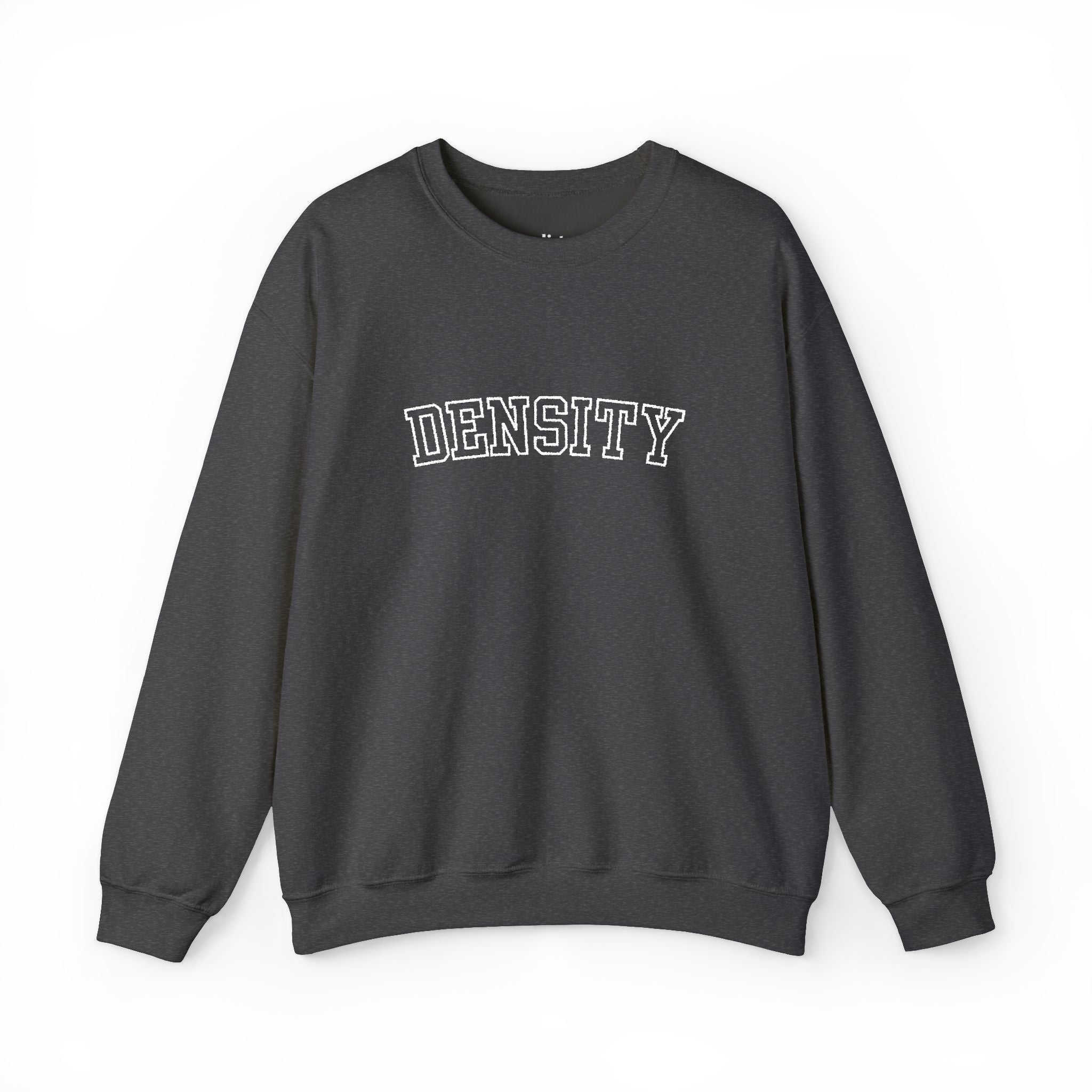 Density Crewneck Sweatshirt — Vintage College Graphic Pullover