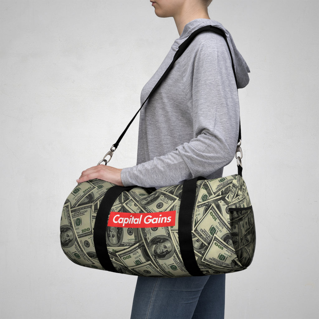 Money Print Duffel Bag – "Capital Gains" Travel & Gym Bag