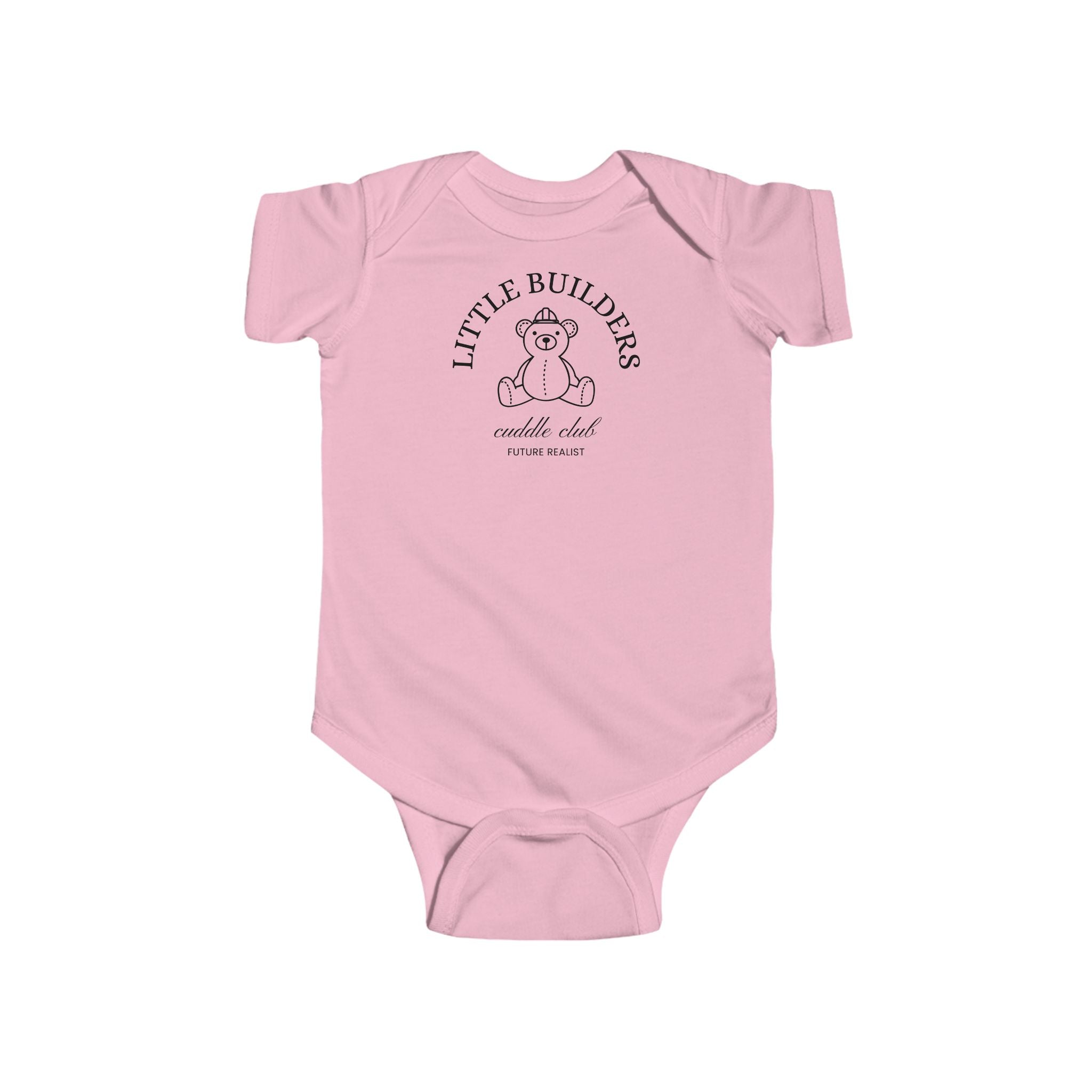 Baby Bodysuit — "Little Builders" Teddy Cuddle Club Infant Onesie