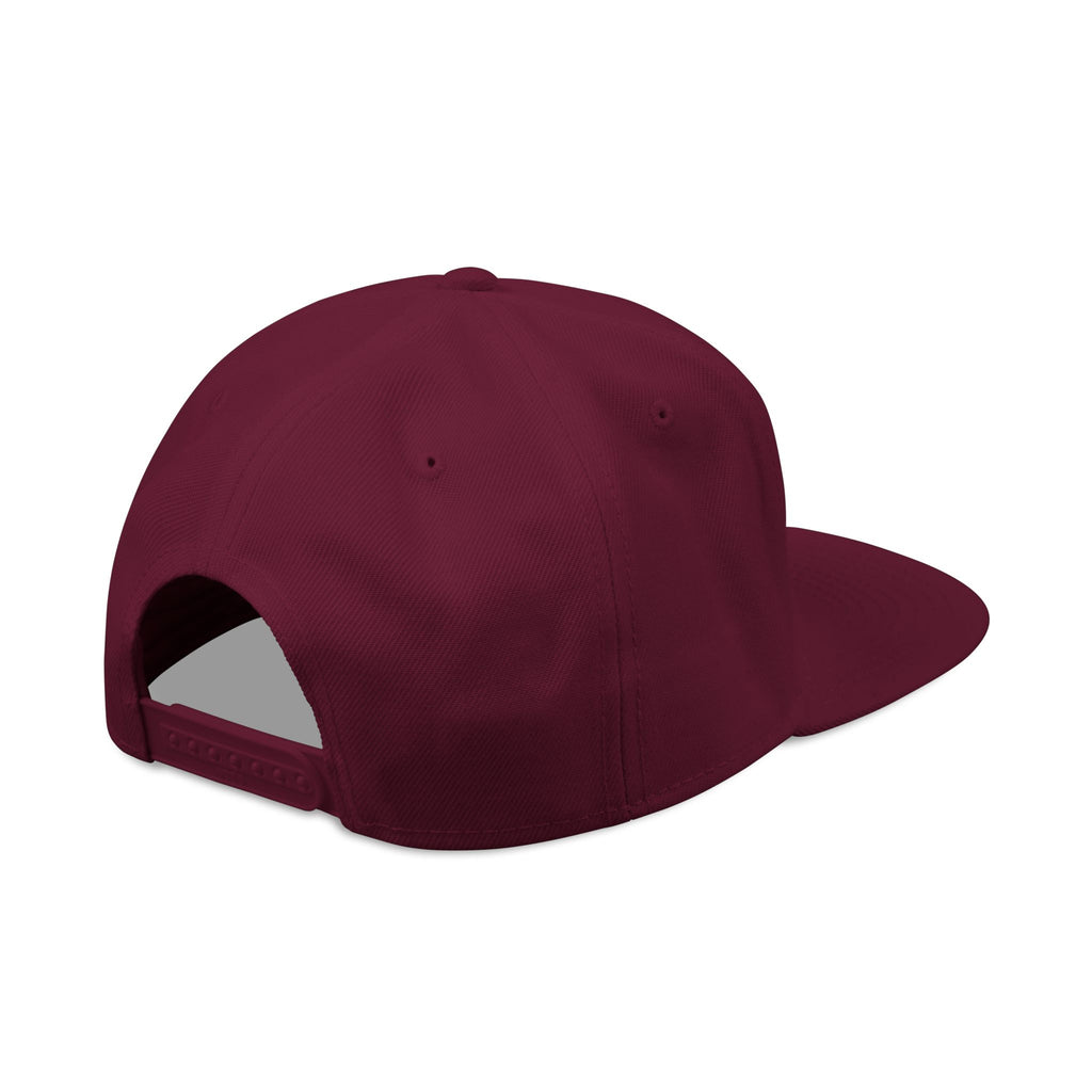 Capital Gains Club — Embroidered Fitness Snapback Hat — Vintage ‘Fitness’ Logo Cap