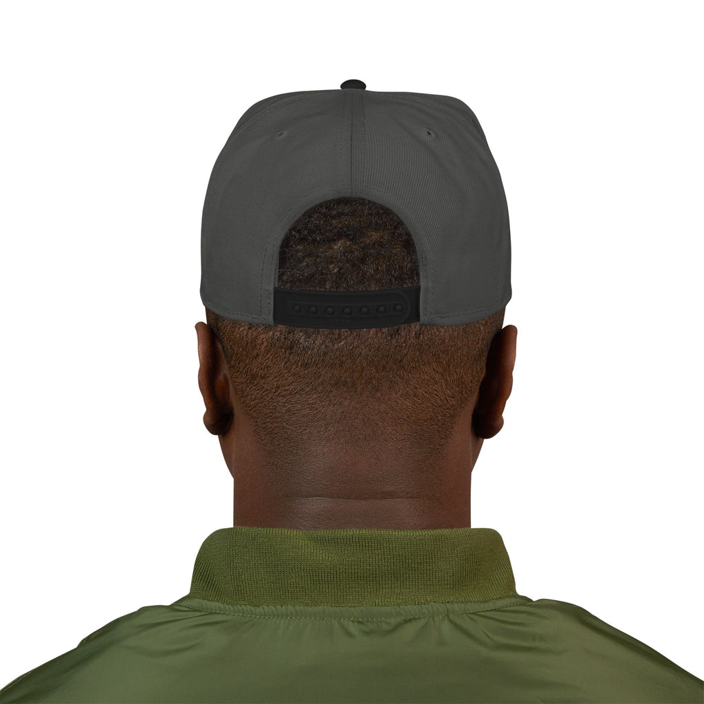 Capital Gains Club — Embroidered Fitness Snapback Hat — Vintage ‘Fitness’ Logo Cap
