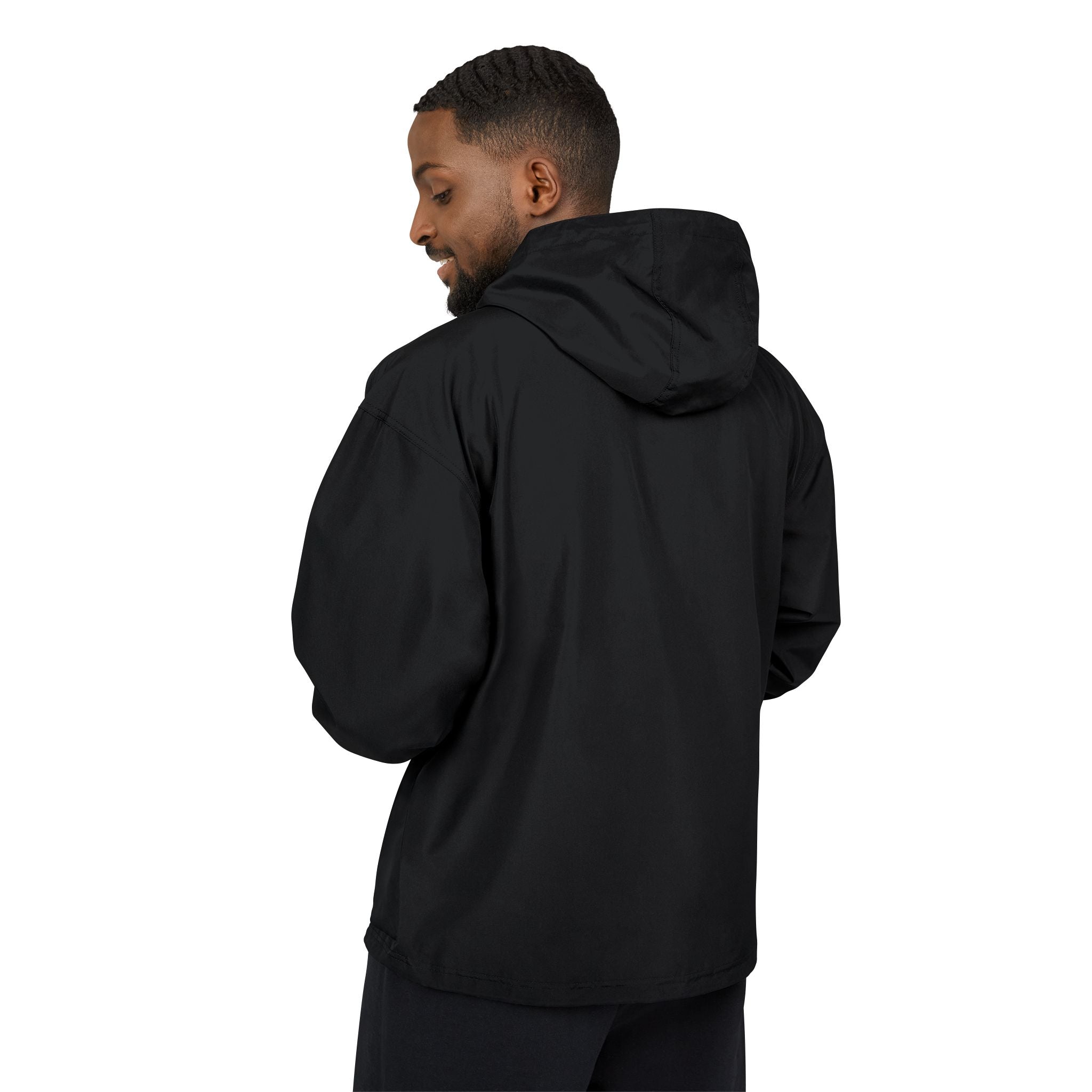 Capital Gains Club Champion Anorak Jacket — Lightweight Windbreaker with Chest Blossom Print
